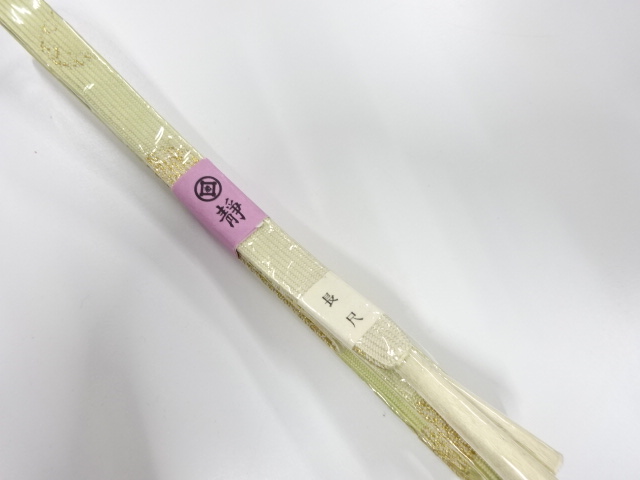 未使用品　正絹　手組帯締め（長尺）